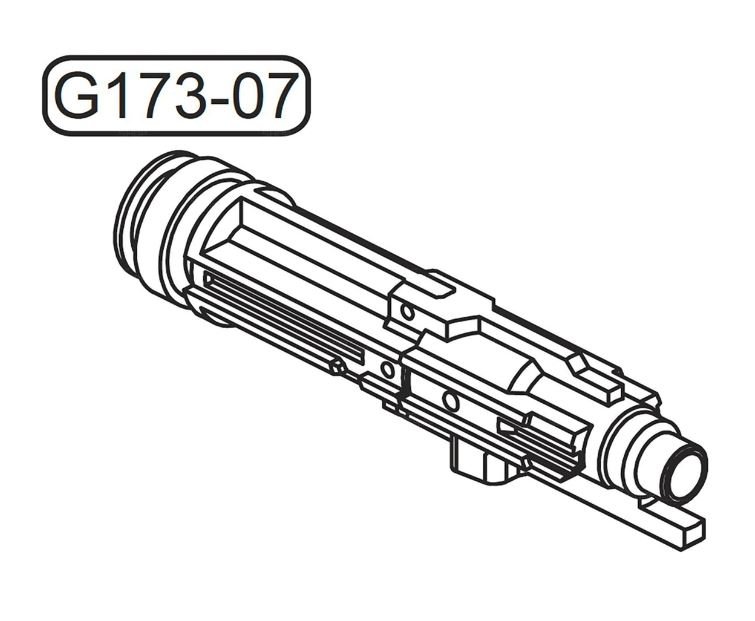 Loading Nozzle / Piston For GHK Glock G17 Gen3 GBB Airsoft ( G173-07 )