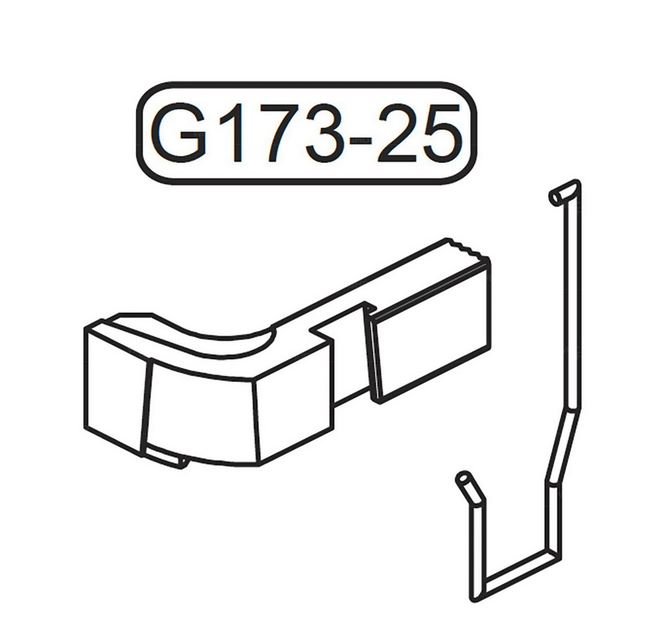 Magazine Catch Set For GHK Glock G17 Gen3 GBB Airsoft ( G173-25 )