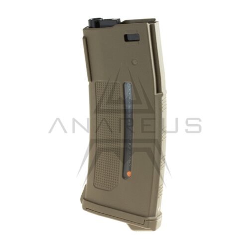 38596 PTS EPM-1 Mid-Cap Magazine for M4 / AR15, 250 BBs - Tan
