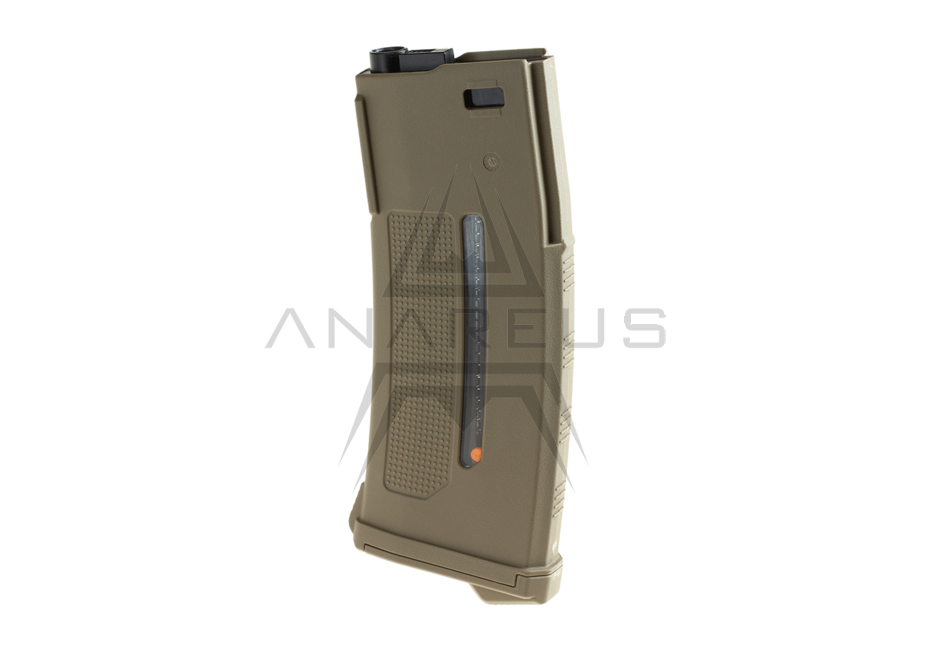 38596 PTS EPM-1 Mid-Cap Magazine for M4 / AR15, 250 BBs - Tan