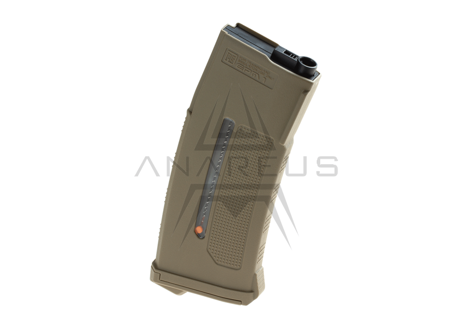 38599 PTS EPM-1 Mid-Cap Magazine for M4 / AR15, 250 BBs - Tan