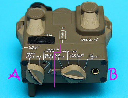 Dual Laser Destinator and Illuminator (Sand)