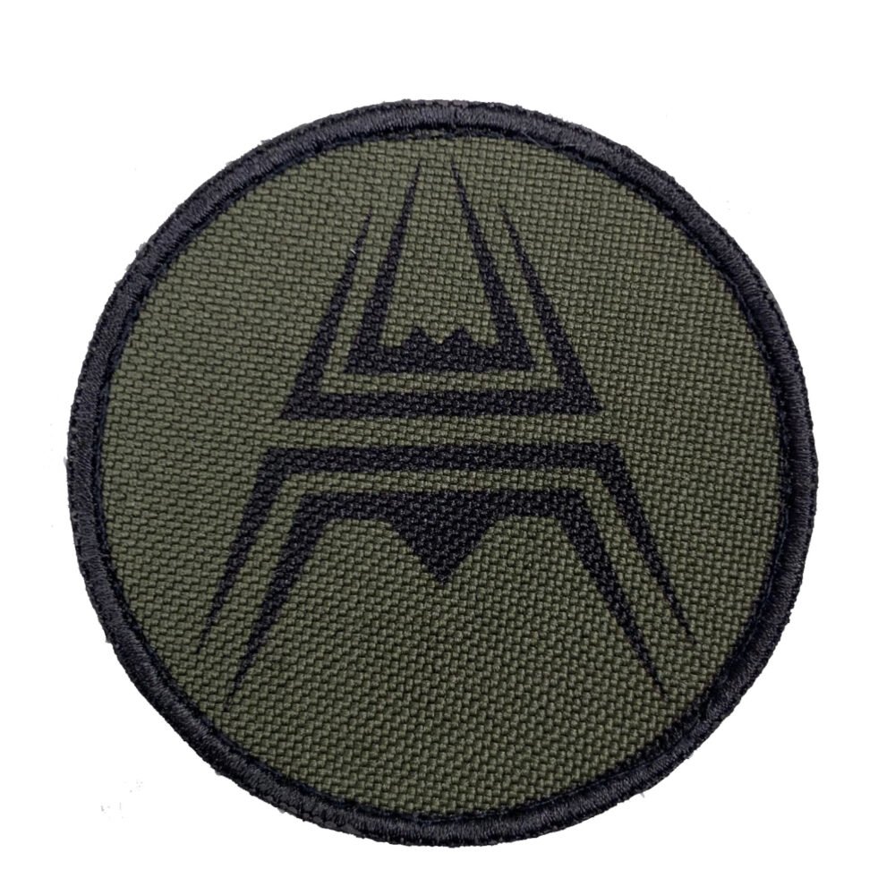 ANAREUS VELCRO SPIDER Round Patch - Green