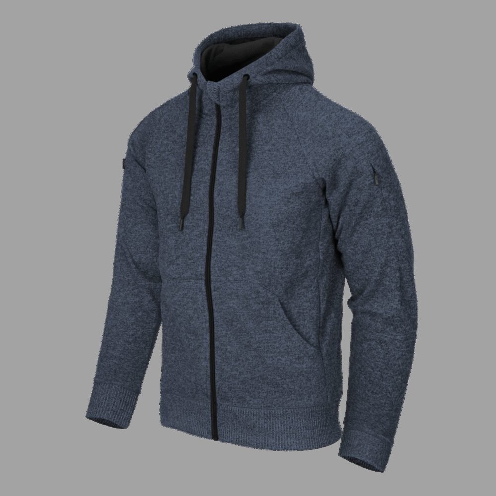 HELIKON COVERT TACTICAL Hoodie (FullZip)(R) - Melange Blue