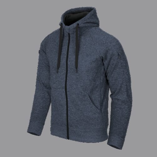 HELIKON COVERT TACTICAL Hoodie (FullZip)(R) - Melange Blue