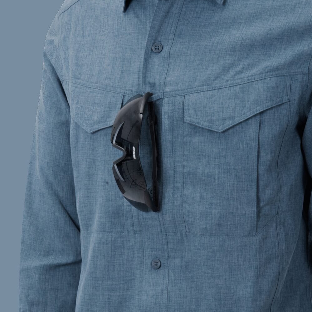 HELIKON DEFENDER Mk2 Gentleman Shirt(R) - Melange Blue