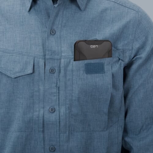 HELIKON DEFENDER Mk2 Gentleman Shirt(R) - Melange Blue