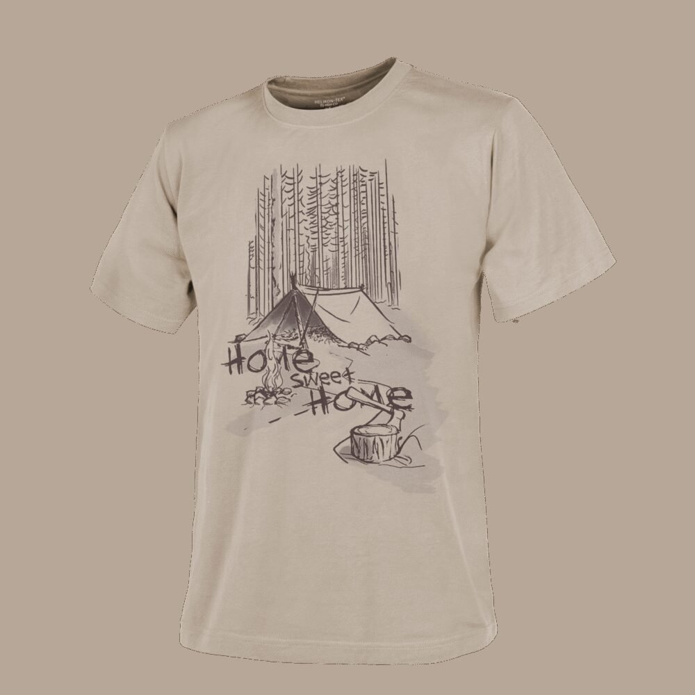 HELIKON T-Shirt Home Sweet Home - Khaki