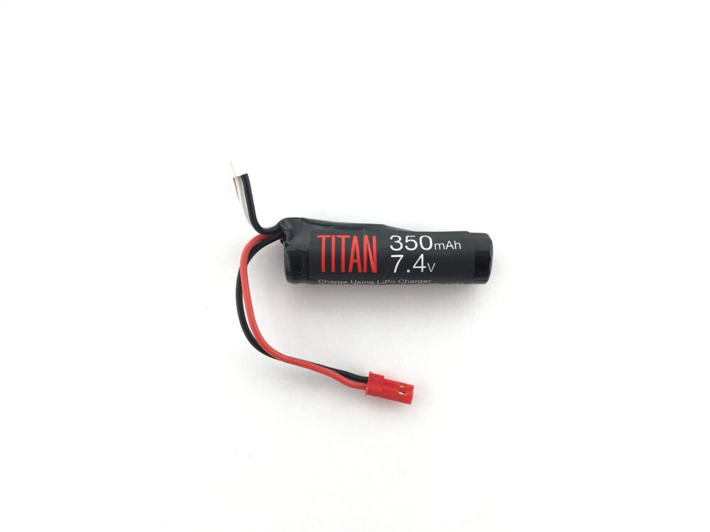 Li-Ion Battery TITAN 7,4V 350mAh, 16C, HPA System JST - Mini Stick