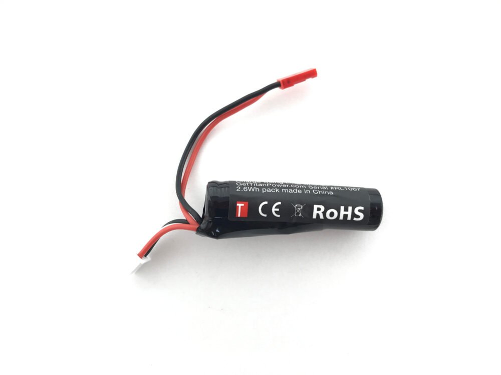 Li-Ion Battery TITAN 7,4V 350mAh, 16C, HPA System JST - Mini Stick