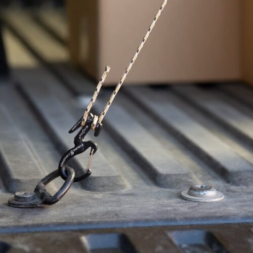 FIGURE 9(R) CARABINER ROPE TIGHTENER in metal color - small S - Combo set (2ks)