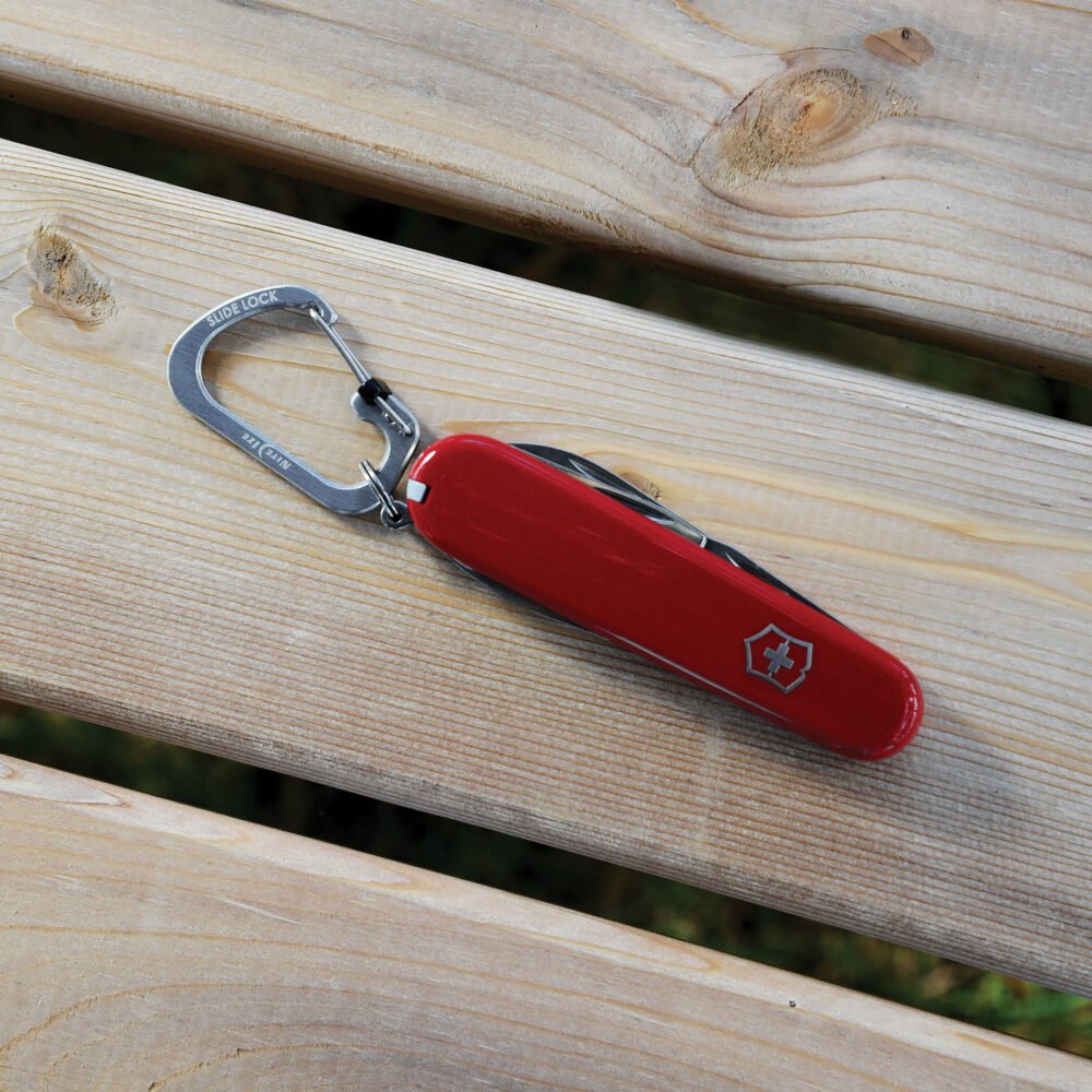 SLIDELOCK(R) CARABINER STAINLESS STEEL, black - size 2