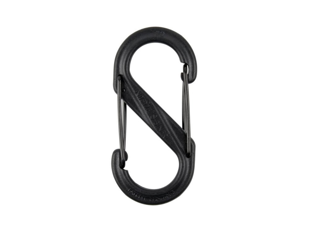 39453 S-BINER(R) PLASTIC DUAL CARABINER, black - size 2