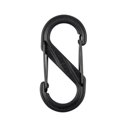 39453 S-BINER(R) PLASTIC DUAL CARABINER, black - size 2