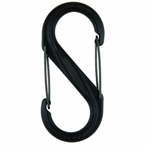 39466 S-BINER(R) PLASTIC DUAL CARABINER, black - size 4