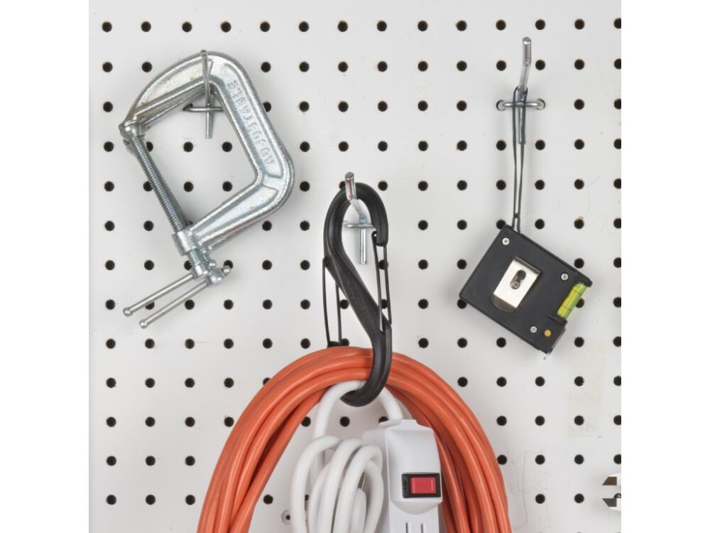 39468 S-BINER(R) PLASTIC DUAL CARABINER, black - size 4