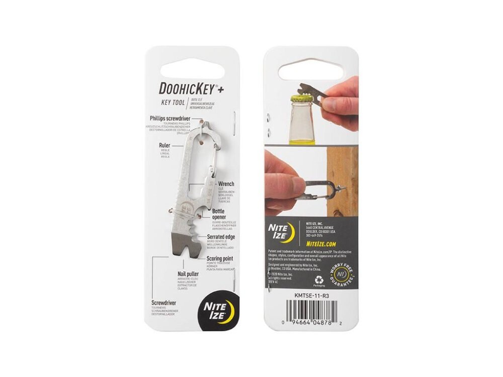 DOOHICKEY(R) plus  KEY TOOL, silver