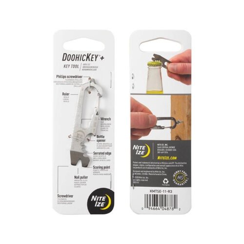 DOOHICKEY(R) plus  KEY TOOL, silver