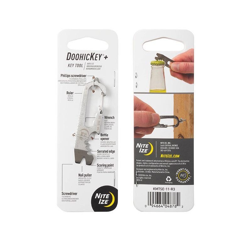 DOOHICKEY(R) plus  KEY TOOL, silver