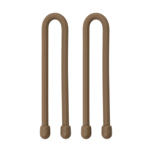 39566 GEAR TIE(R) REUSABLE RUBBER TWIST TIE(TM) (2pcs), coyote - length 6"