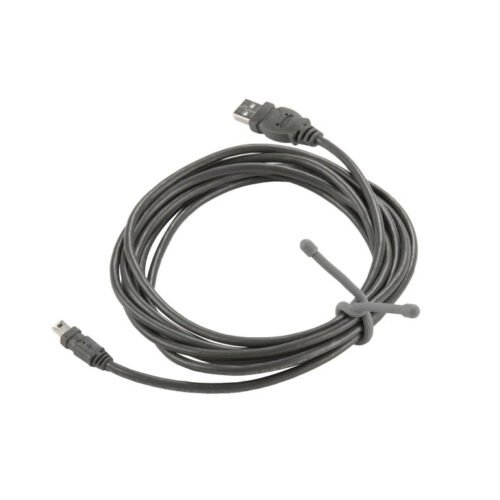 39571 GEAR TIE(R) REUSABLE RUBBER TWIST TIE(TM) (2pcs), Charcoal - length 6"