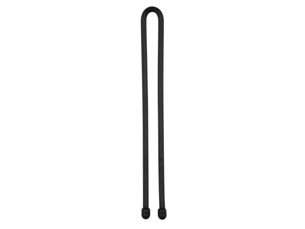 39576 GEAR TIE(R) REUSABLE RUBBER TWIST TIE(TM) (2pcs), Black - length 12"