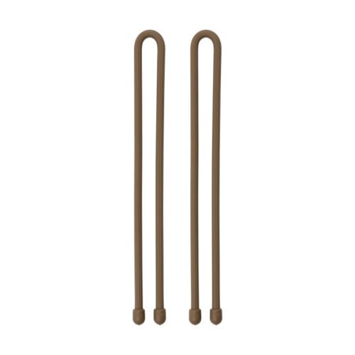 39582 GEAR TIE(R) REUSABLE RUBBER TWIST TIE(TM) (2pcs), Coyote - length 12"