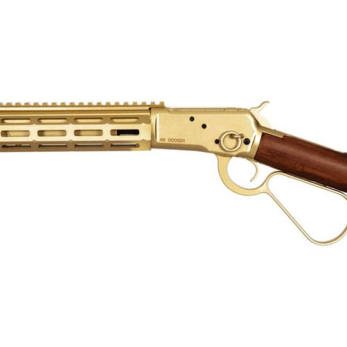A a K Winchester M1873R GNB - Gold/Real Wood