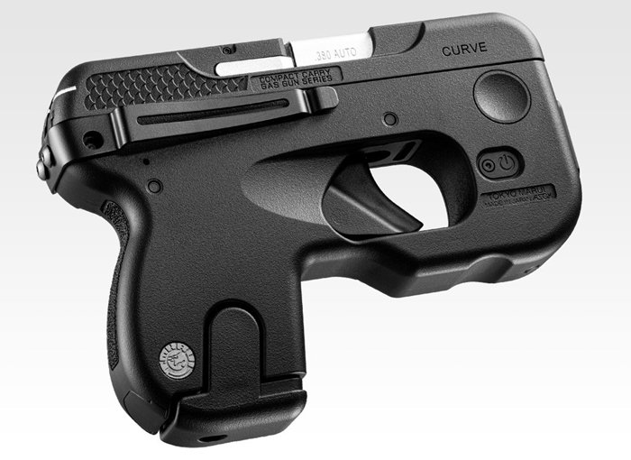 TM GNB Gas pistol Marui Curve, fixed slide - Black