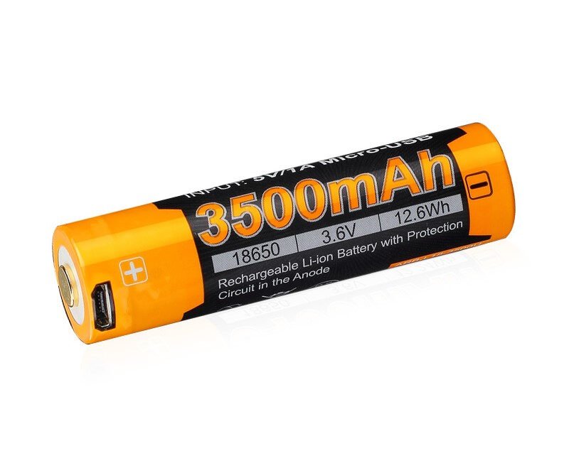 Charging battery USB Fenix 18650 3500mAh (Li-ion)