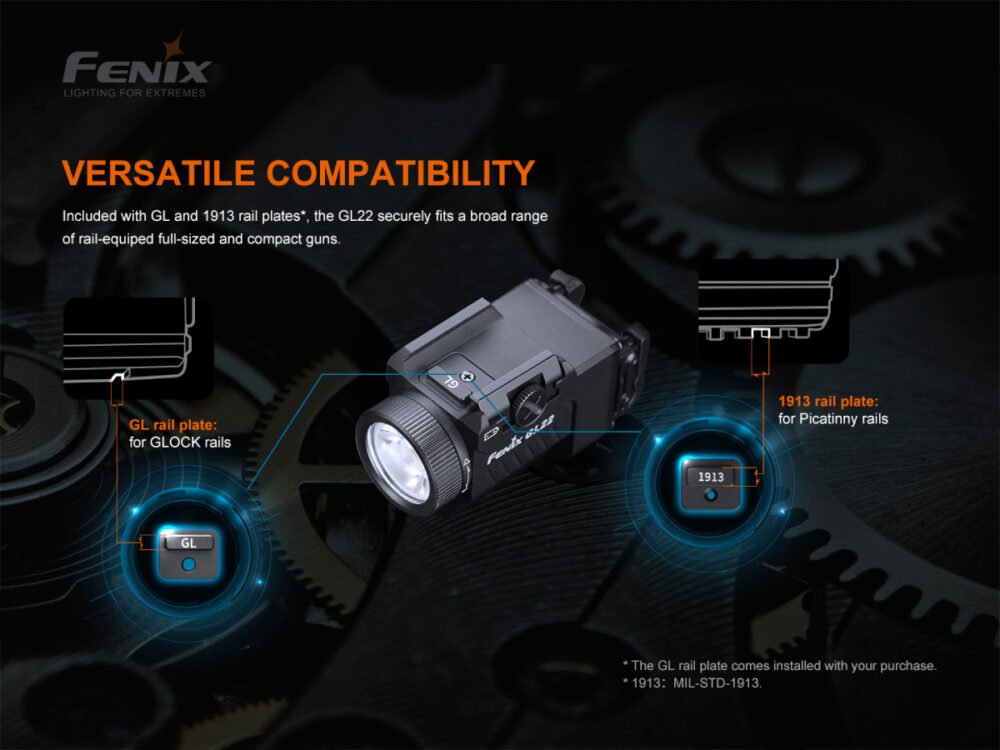 FENIX GL22 TACTICAL LIGHT WITH RED LASER SIGHT