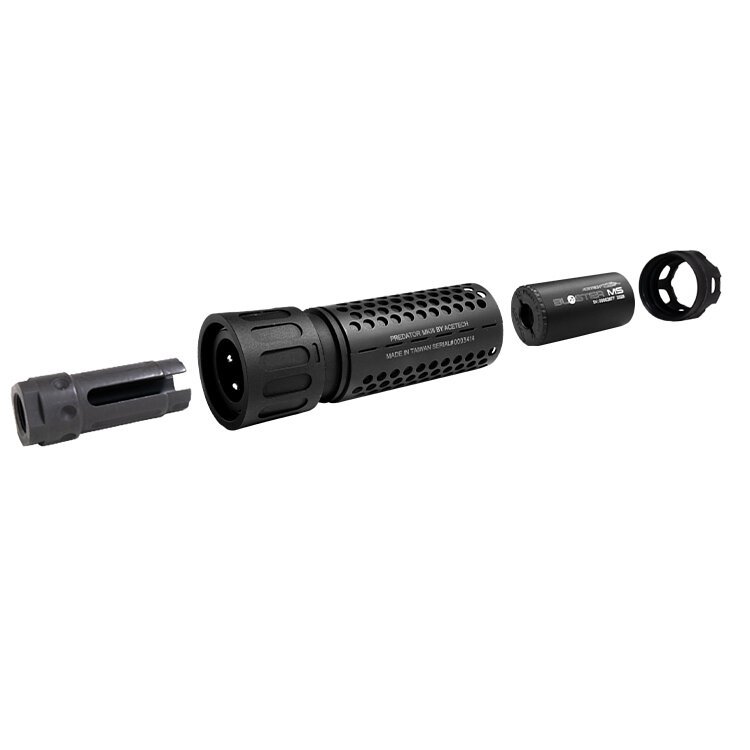 AceTech PREDATOR MKIII (BLASTER MS) QD Tracer Suppressor - Black