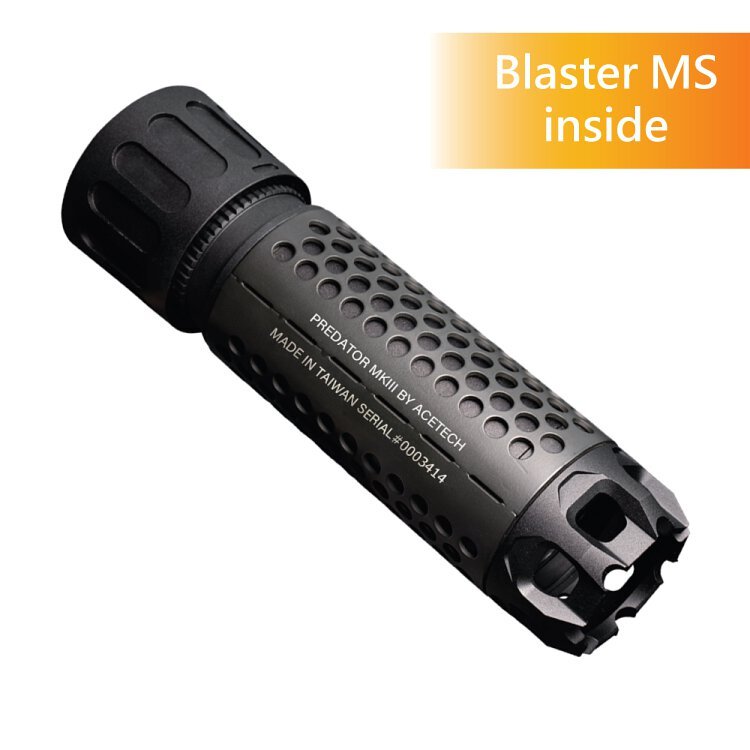 AceTech PREDATOR MKIII (BLASTER MS) QD Tracer Suppressor - Black