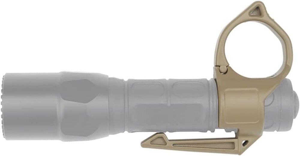 Tactical Flashlight ring 22mm - TAN