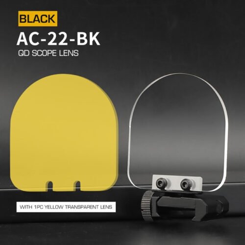 Flip-up QD Scope Lens / Sight Shield Protector - Black