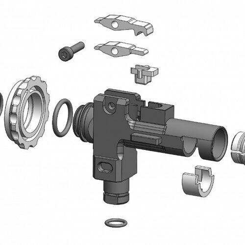 RetroArms CNC Hop-up Chamber AR15 BASIC - Black
