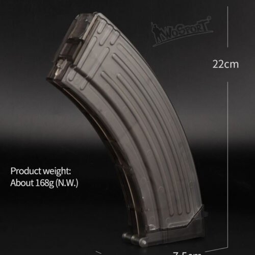 Speedloader type AK, 1000 BBs - Transparent (dark)