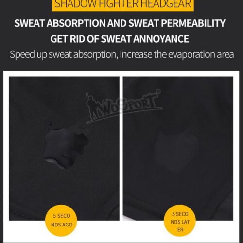 Shadow Balaclava with Steel Half Fighter Face Mask - MC