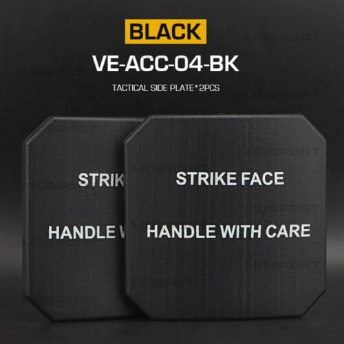 40622 Tactical Side Pads 6x6'' Dummy - plastic (2PCS) - Black