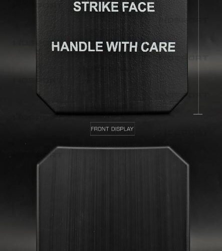 40624 Tactical Side Pads 6x6'' Dummy - plastic (2PCS) - Black