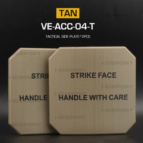Tactical Side Pads 6x6'' Dummy - plastic (2PCS) - TAN