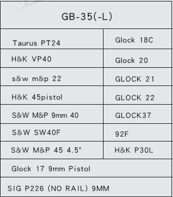 WST Universal Belt Holster GB35 for Full Size Pistols, Right Hand - MC