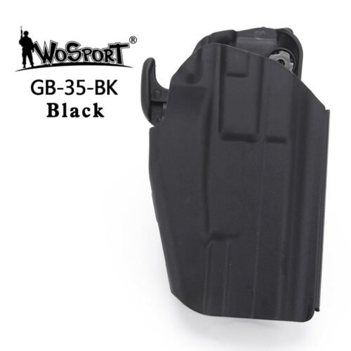 WST Universal Belt Holster GB35 for Full Size Pistols, Right Hand - Black