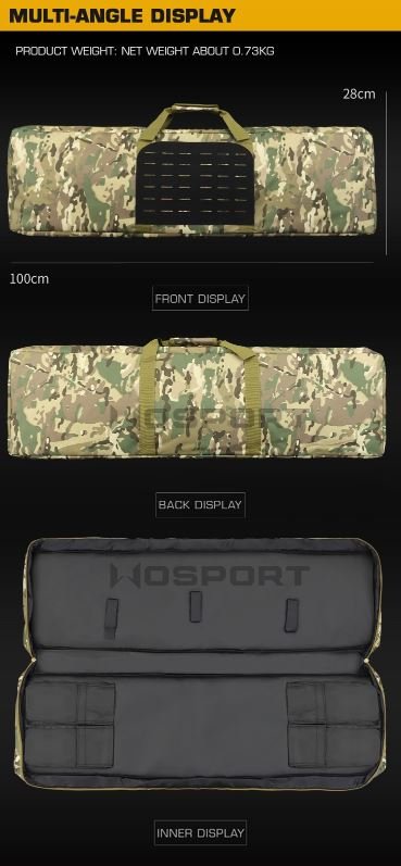 WST laser MOLLE gun bag 100cm - TAN