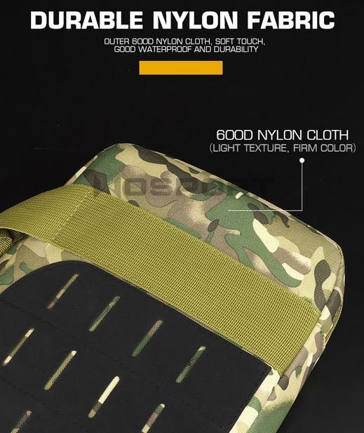 WST laser MOLLE gun bag 35cm - Black