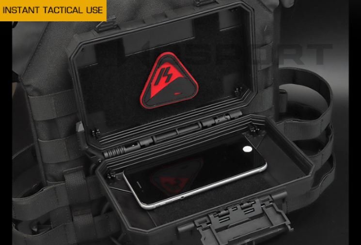 Waterproof Molle tactical gear case - Black