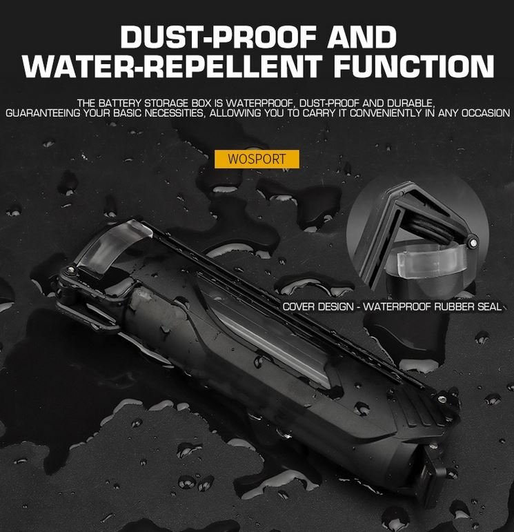 WST Tactical MOLLE Battery Storage Box - MC