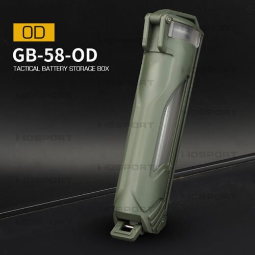 WST Tactical MOLLE Battery Storage Box - Green