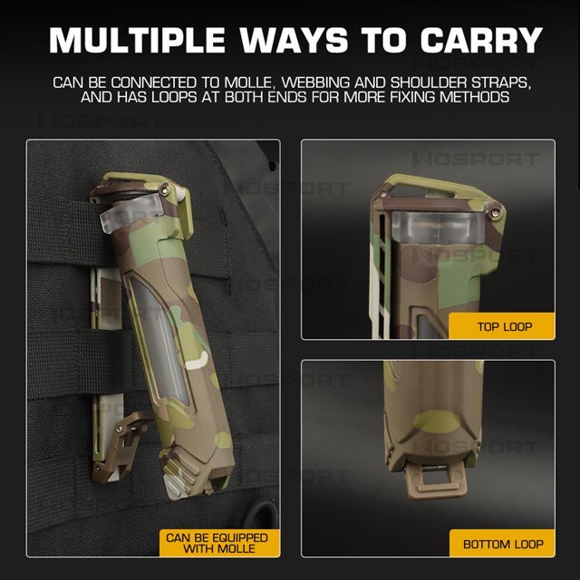 WST Tactical MOLLE Battery Storage Box - Tan