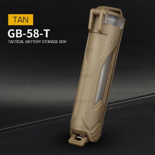 WST Tactical MOLLE Battery Storage Box - Tan